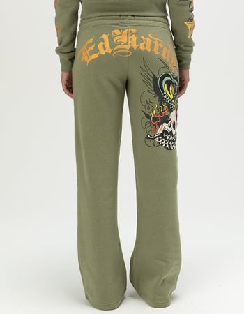 ED HARDY Cobra Flame Womens Sweatpants Alternative Image