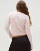 MADDEN GIRL Embroidered Womens Sweater image number 4