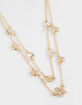 FULL TILT Layered Dainty Floral Necklace image number 2