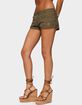 EDIKTED Eartha Studded Micro Shorts image number 2
