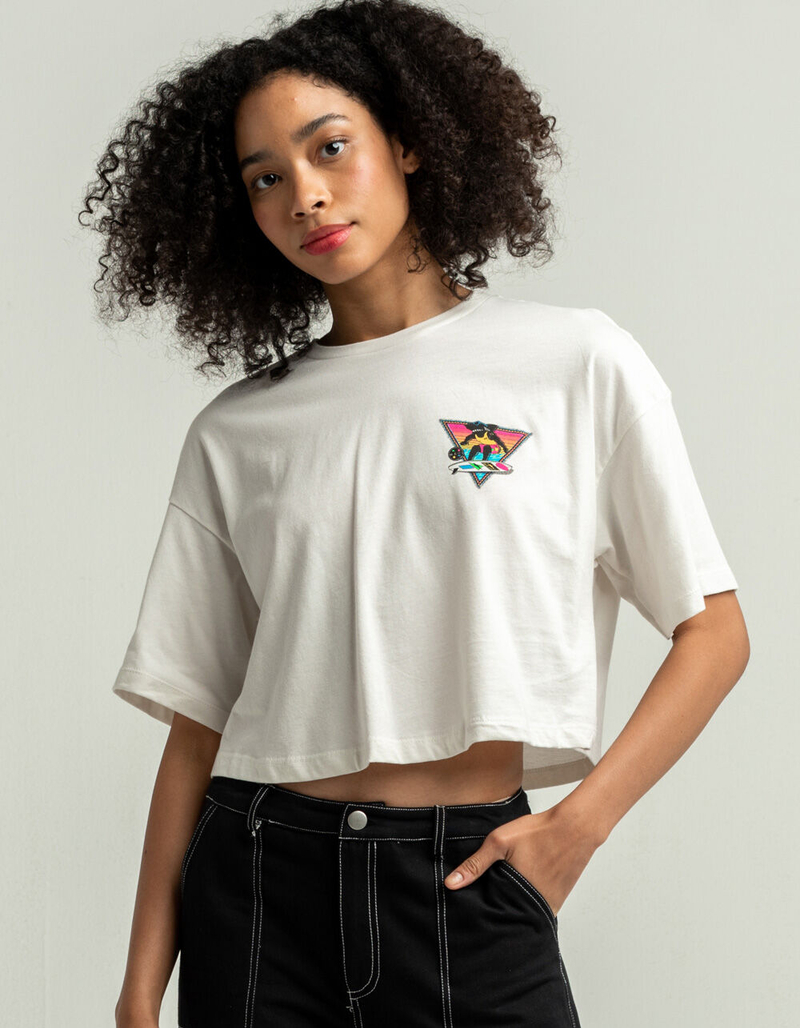 MAUI AND SONS Arnold Shreddin Womens Crop Top image number 1