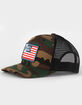 SALTY CREW Freedom Flag Retro Mens Trucker Hat image number 2