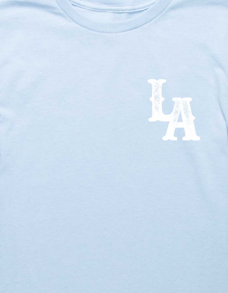 LOS ANGELES Baseball Unisex Kids Tee - LIGHT BLUE