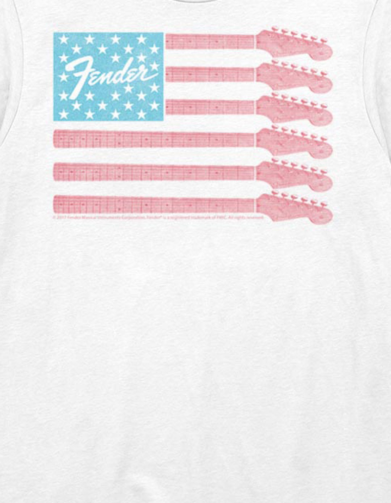 FENDER Guitar Flag Unisex Tee image number 1