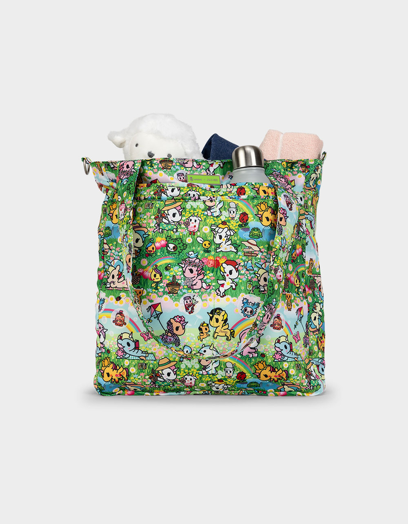 JUJUBE x tokidoki Meadow Blooms Be Light Tote Bag image number 4