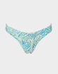 RHYTHM Cabo Paisley Holiday Womens Cheeky Bikini Bottoms image number 6