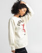 RIPPLE JUNCTION Fireball Boyfriend Womens Sweatshirt image number 2