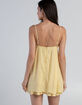 RSQ Womens Solid Tiered Babydoll Dress image number 5