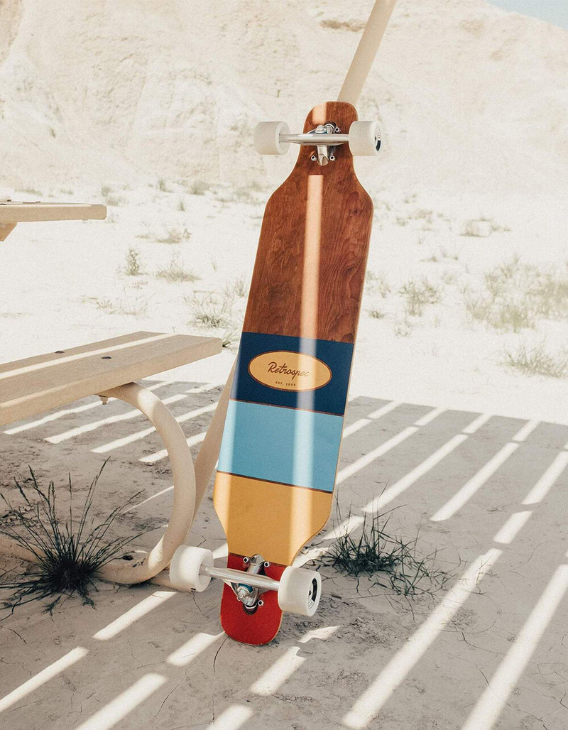 RETROSPEC Rift 41" Drop-Through Longboard Skateboard image number 5