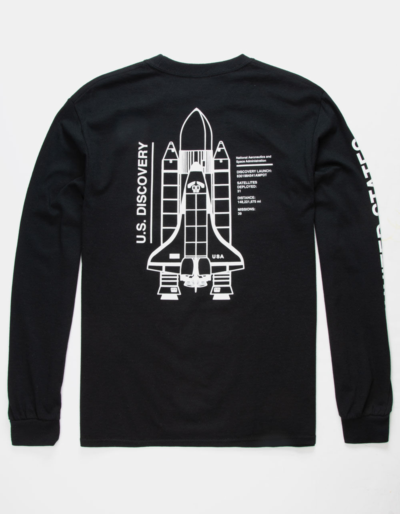RIOT SOCIETY NASA US Discovery Mens T-Shirt image number 0