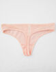 FULL TILT Mauve Lace Thong image number 2
