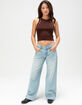 WEST OF MELROSE Low Rise Studded Womens Loose Jeans image number 6