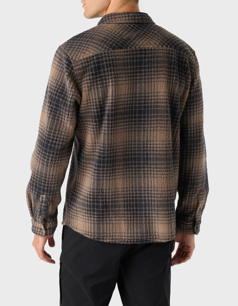 O'NEILL Glacier Plaid High Pile Superfleece Mens Flannel image number 4