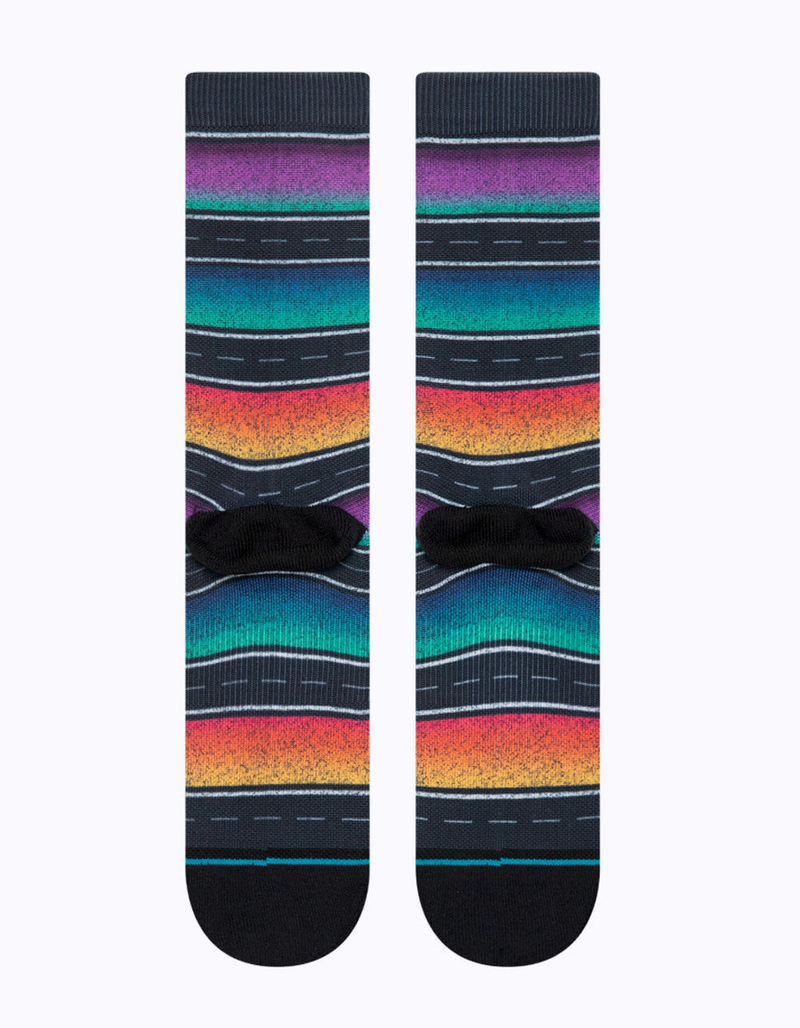 STANCE Sierras Black Mens Crew Socks image number 2
