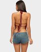 EDIKTED Backless Coastal Charm Crochet Top image number 3