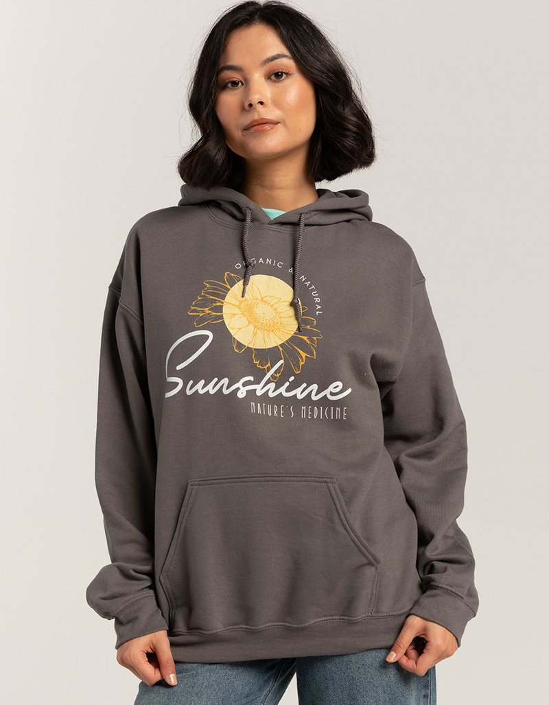 FLORAL Sunshine Sunflower Unisex Hoodie image number 2
