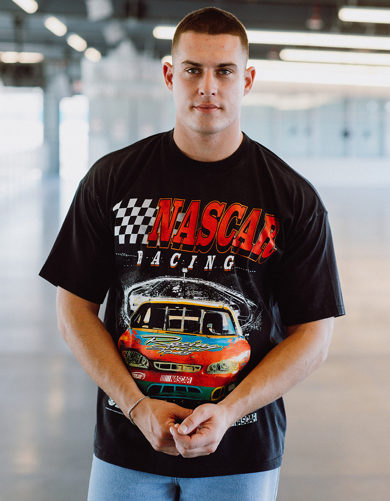 TILLYS x NASCAR Racecar Mens Boxy Tee image number 1