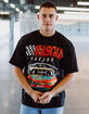 TILLYS x NASCAR Racecar Mens Boxy Tee image number 2