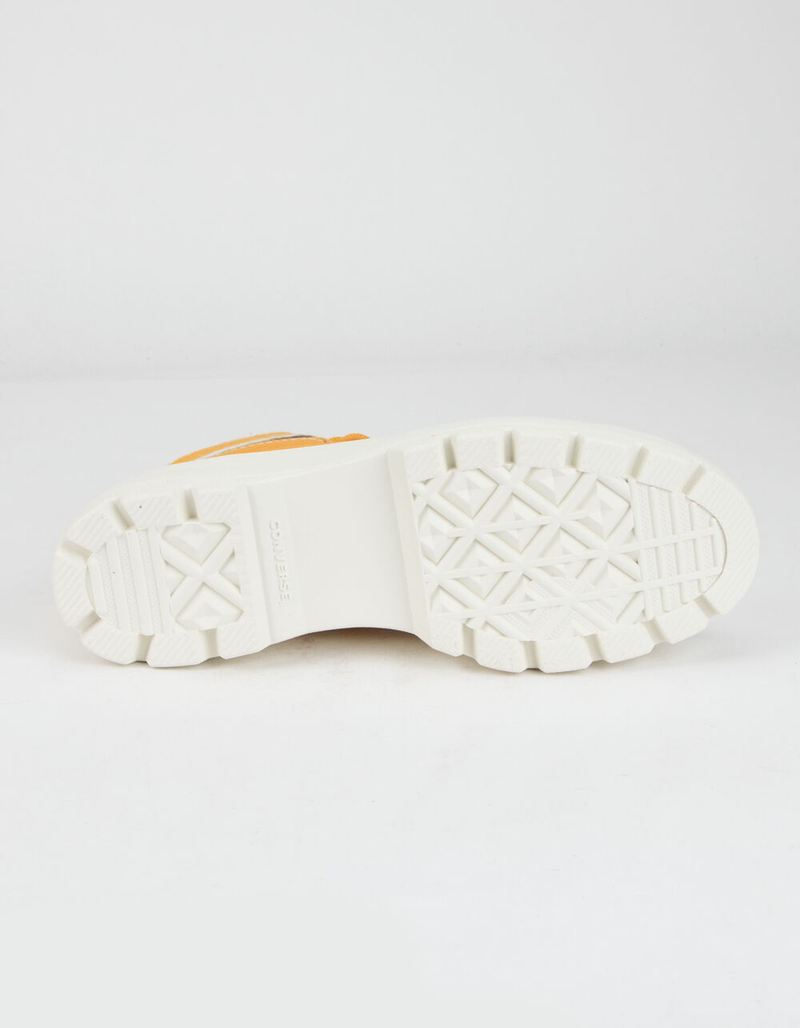 CONVERSE Lugged Varsity Chuck Taylor All Star Womens Yellow High Top Shoes image number 4