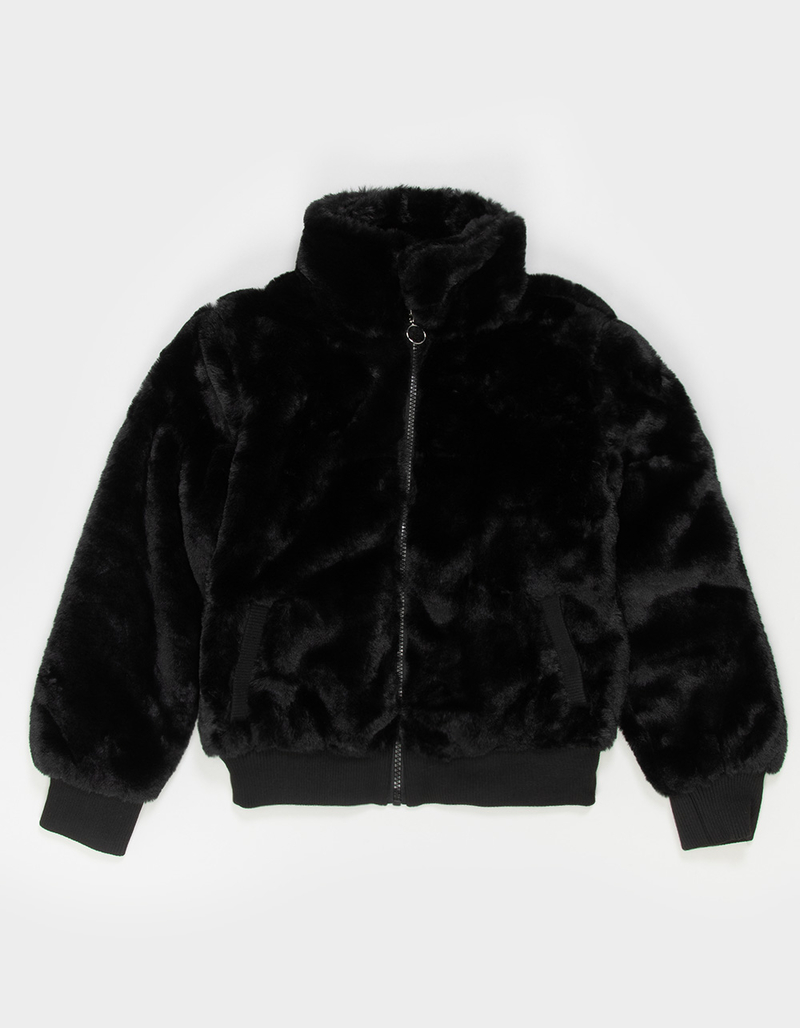 URBAN REPUBLIC Faux Fur Girls Bomber Jacket image number 0
