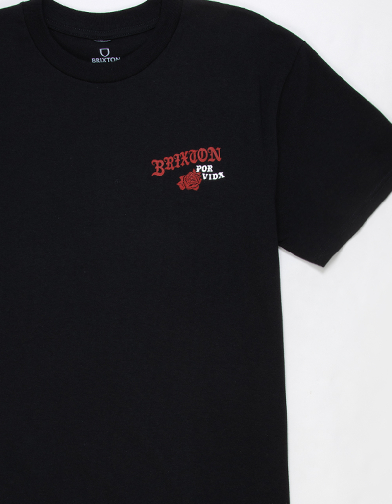 BRIXTON Por Vida Mens Tee image number 3