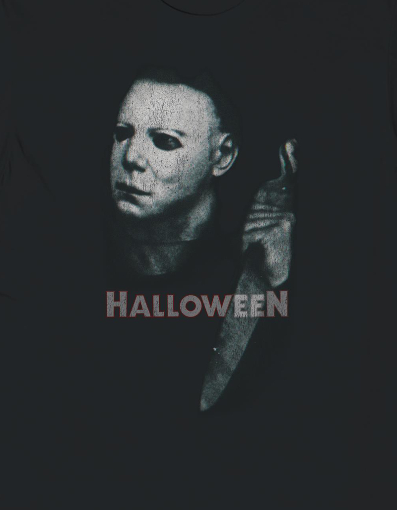 HALLOWEEN Michael Myers With Knife Unisex Tee image number 1