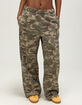 FULL TILT Camo Womens Wide Leg Sweatpants image number 3