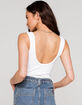 CHAMPION Everyday White Tank Bodysuit image number 3