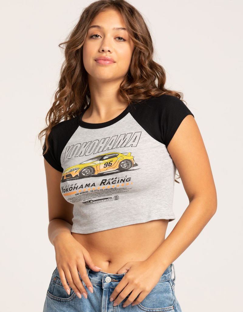 FULL TILT Racing Car Womens Raglan Tee image number 0