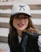 KATYDID Black Coquette Bow Vintage Two-Toned Hat image number 5