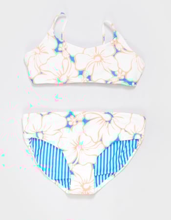 MAAJI Island Flora Pear Girls Reversible Bralette Bikini Set Primary Image