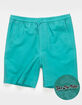 BLUE CROWN Hibiscus Color Changing Boys Swim Shorts image number 1
