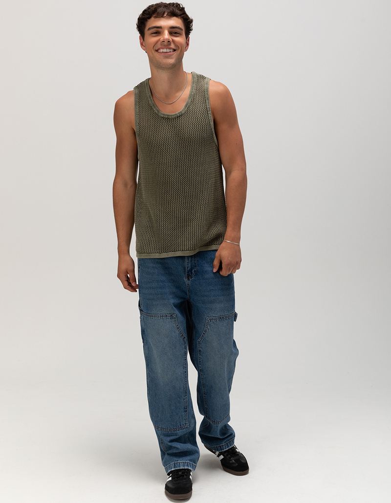 RSQ Mens Crochet Tank Top image number 3