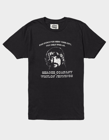 SEAGER x Waylon Jennings Dumb Ugly Mens Tee Primary Image