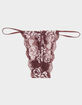 FULL TILT Double Dye Lace Thong image number 1