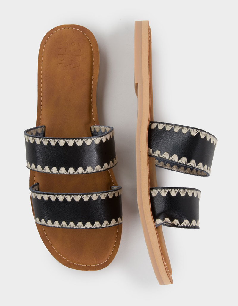 BILLABONG Lei Womens 2 Band Slide Sandals image number 4