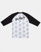 RVCA x Mister Cartoon Smile Now Mens Baseball Tee image number 8