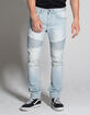 RSQ London Moto Mens Ripped Skinny Jeans image number 1