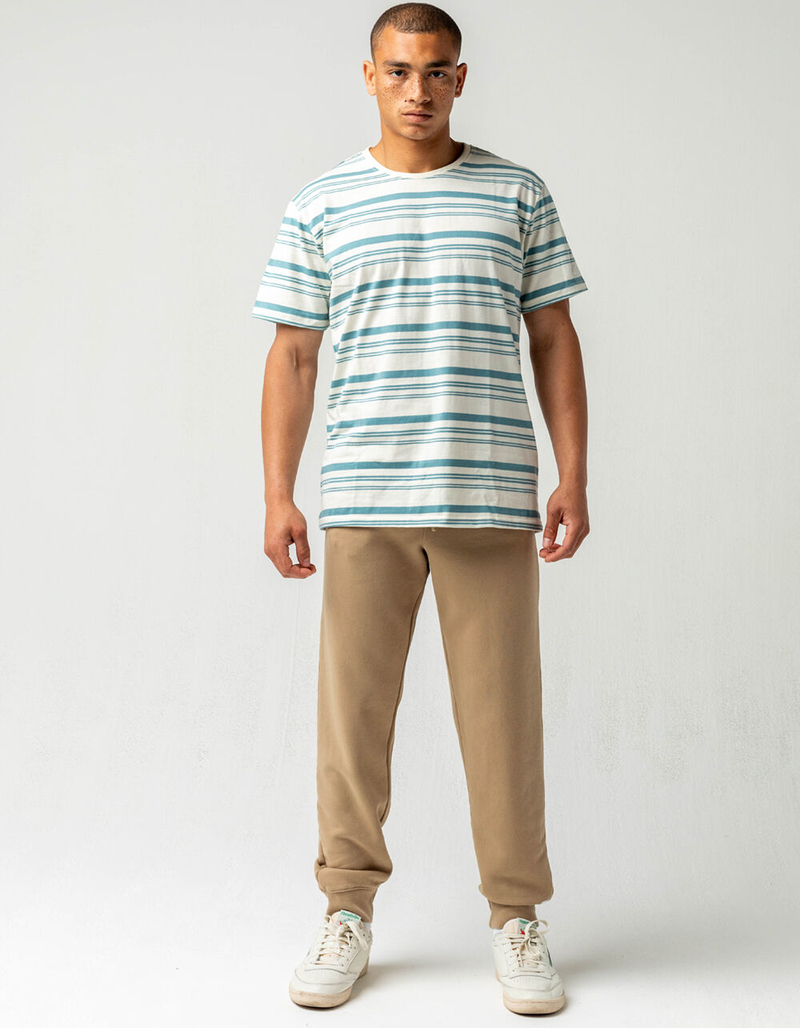 RSQ Fleece Mens Sand Jogger Sweatpants image number 5