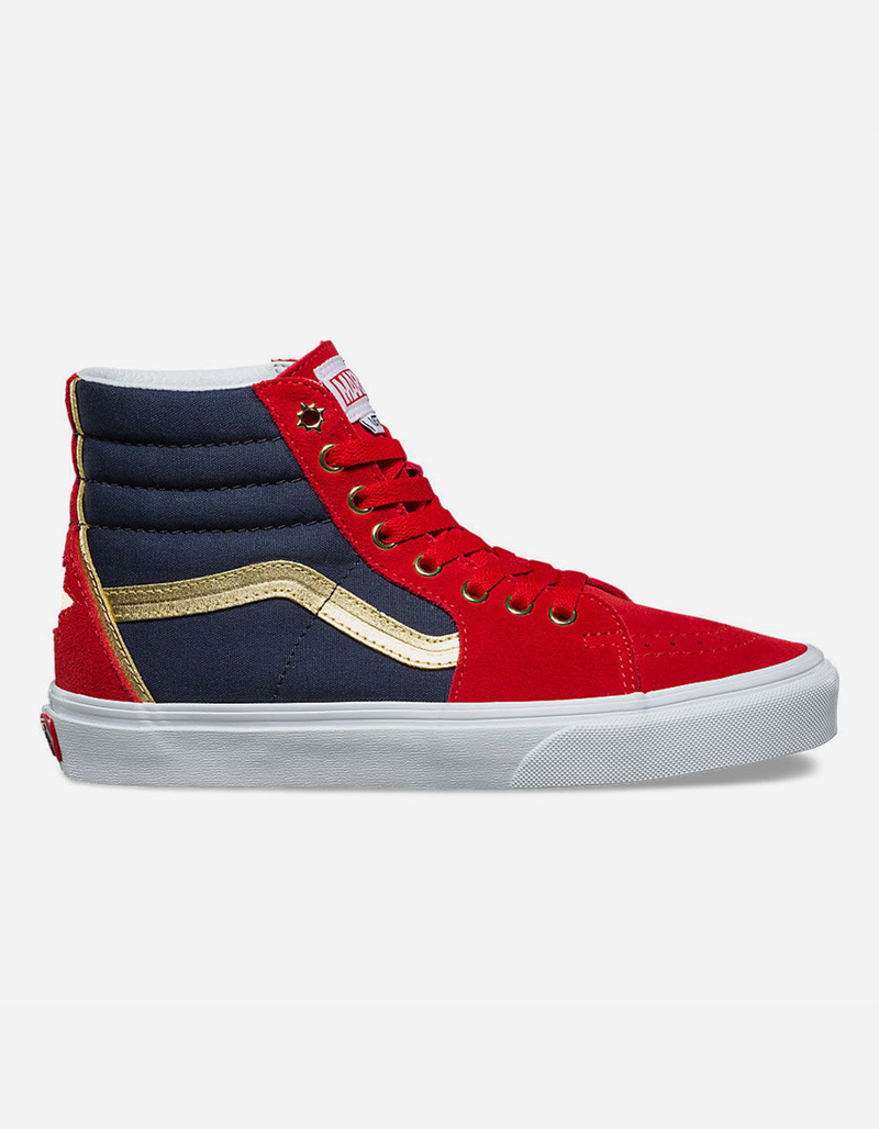 VANS x Marvel Captain Marvel Sk8-Hi Womens Shoes image number 0