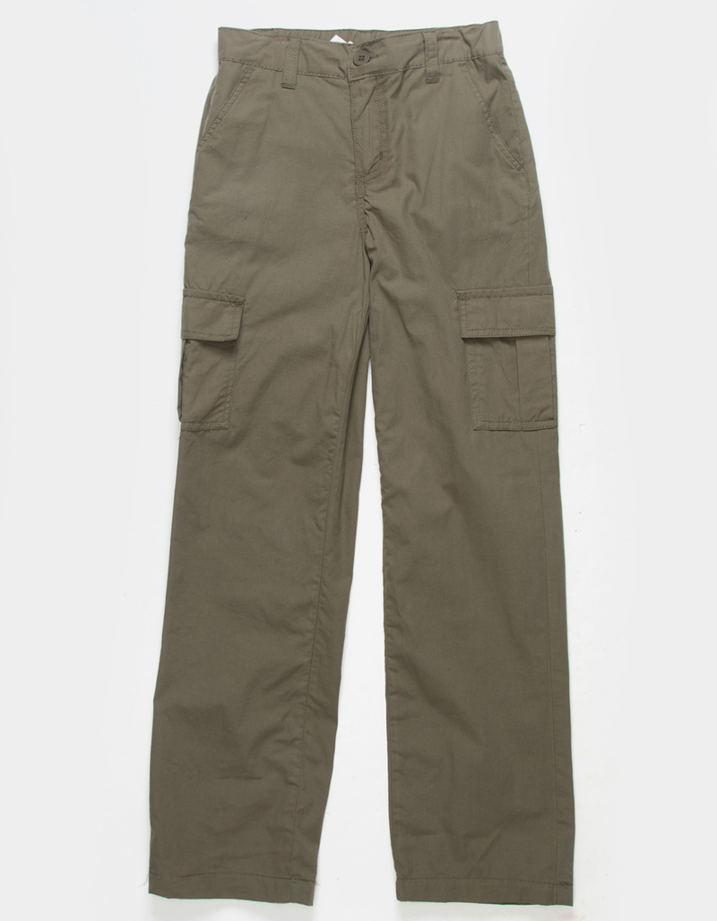 FULL TILT Elastic Waist Girls Cargo Pants image number 1