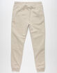 BROOKLYN CLOTH Core Solid 2.0 Mens Oatmeal Joggers image number 2