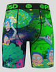PSD x Rick And Morty Portal Void Mens Boxer Briefs image number 4