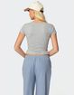 EDIKTED Katerina Henley Tee image number 5