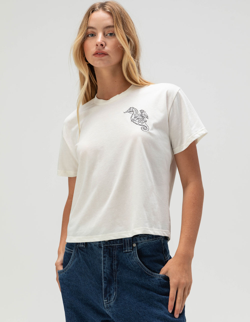 SENDERO PROVISIONS CO. We Dive Womens Crop Boxy Tee image number 0