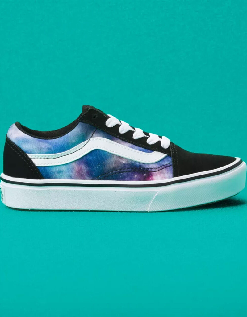 VANS Galaxy ComfyCush Old Skool Kids Shoes image number 1