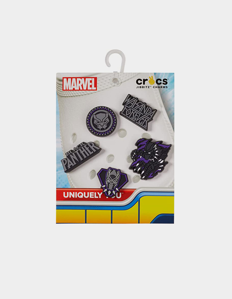 CROCS Black Panter 5-Pack Jibbitz Charms image number 1