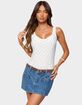 EDIKTED Clementina Eyelet Bodysuit image number 1