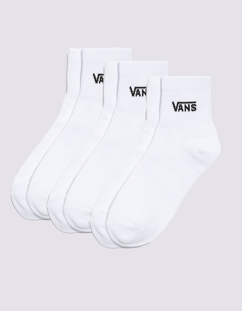 VANS 3 Pack Womens Classic Half Crew Socks image number 0