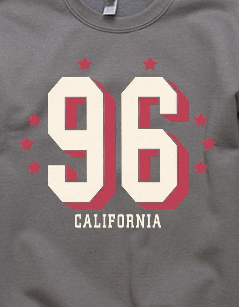 CALIFORNIA Varsity 96 Stars Unisex Crewneck Sweatshirt image number 1